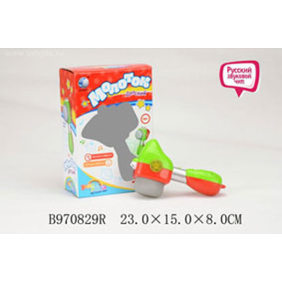 Музичний молоток на батарейках (світло) 900327/970829R