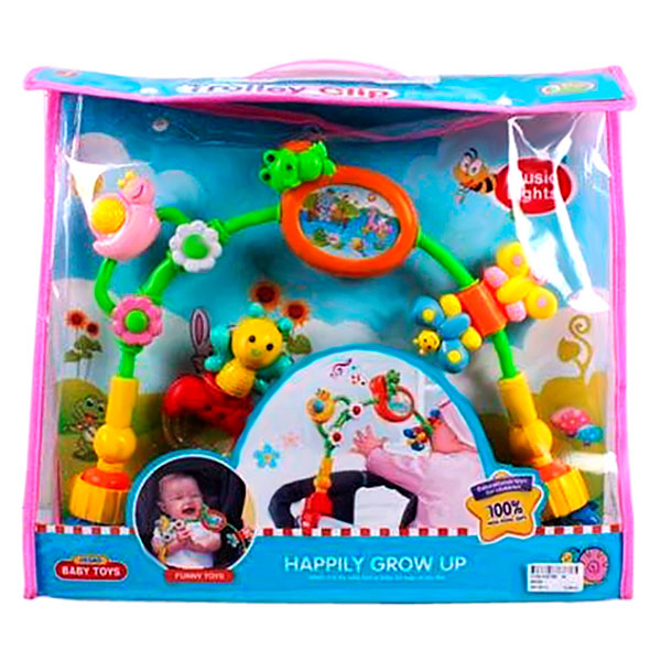 Брязкальце на візок гірлянда "Веселі комахи" 6533D