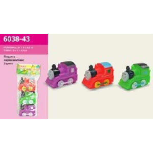 Набір пищалок "Паровозики" 6038-43