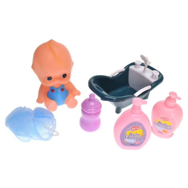 Набір пікалок з пупсом і ванночкою в кульку BLS888-13 р.25*195*8см BLS888-13