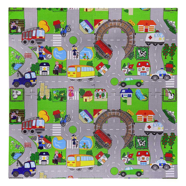 Пазли фомові дорога 4 деталі EVA1901