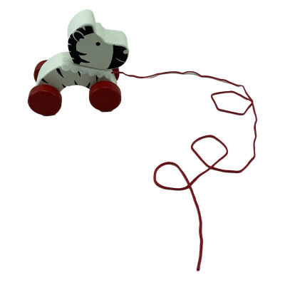 Дерев'яна каталка "Тварини". W02-4486_Zebra