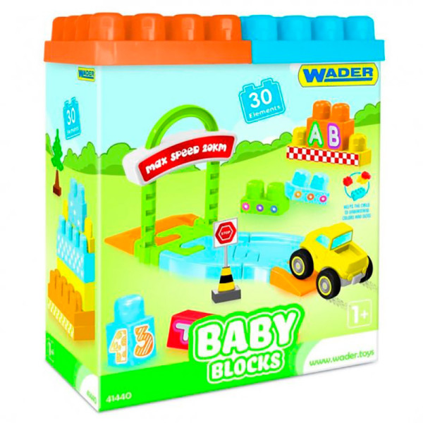 Baby Blocks Мої перші кубики - 30шт (в коробці) 41440
