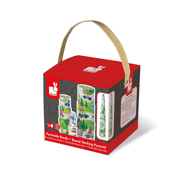 Піраміда кругла складна "Перегони" 10 круглих елементів 135х135х87 J02828