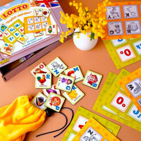 Навчальне Лото UBEE з англійською абеткою замість цифр ПСД255