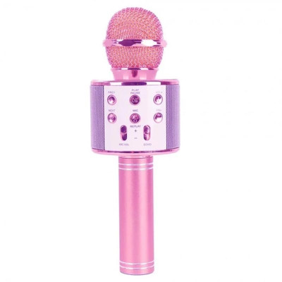 Караоке мікрофон Рожевий WS-858_Pink