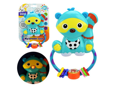 Брязкальце муз."Сонячний зайчик" на батарейках PL-724-74