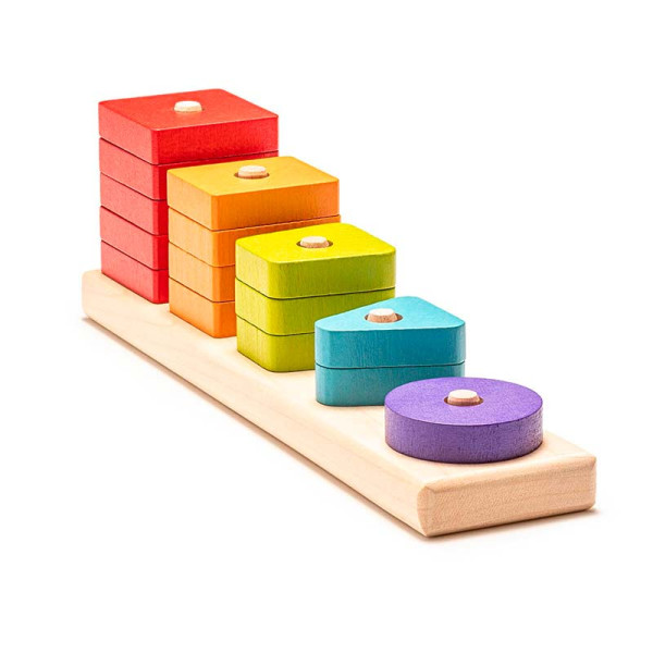 Геометричний сортер LSG-1 CUBIKA з дерева 15320 Геометричний сортер LSG-1 CUBIKA з дерева 15320