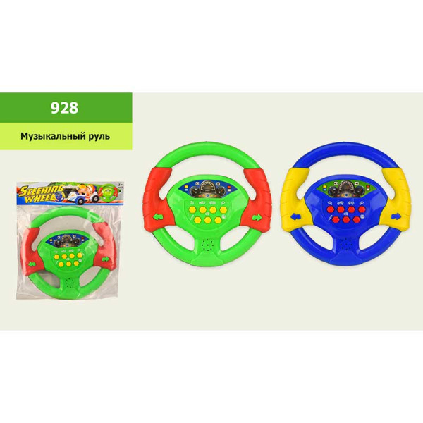 Муз."Кермо" 928 (192шт/2)батар.2 видив пакеті 23*25см р-р іграшки– 20*20 928