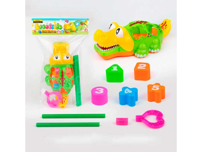 Каталочк на паличці вкладиші геометричні фігури 2309B