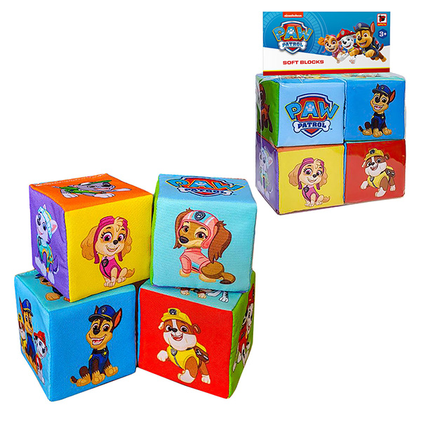 Набір кубиків Щенячий патруль Команда 4шт МС 090501-09 МС 090501-09