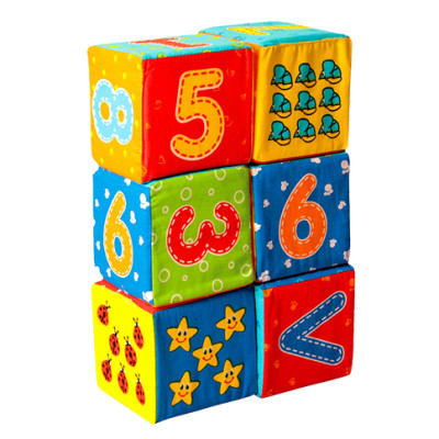 Набір м'яких кубиків "Цифри" МС 090601-03