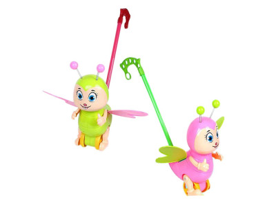 Каталочка на паличці 2 кольори мікс довжина ручки - 38см 198-18