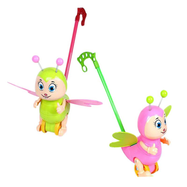 Каталочка на паличці 2 кольори мікс довжина ручки - 38см 198-18