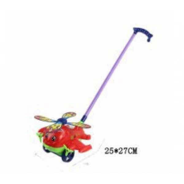 Каталка "Вертоліт" на палиці (2 кольори) 928-3