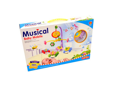 Карусель із музикою на ліжечко 6518