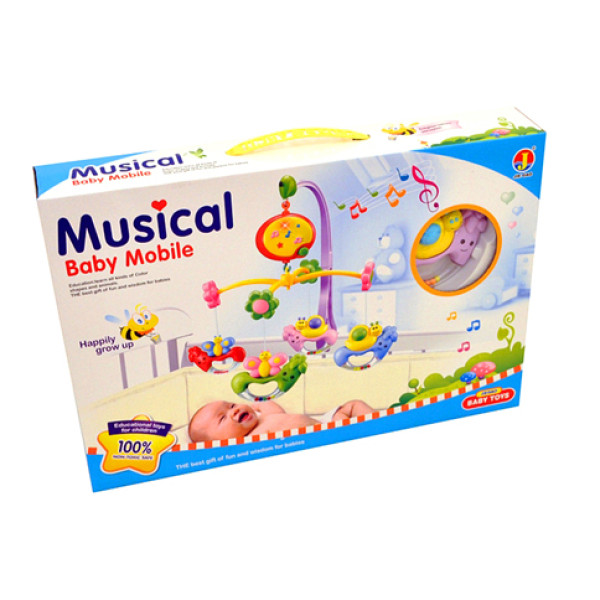 Карусель із музикою на ліжечко 6518