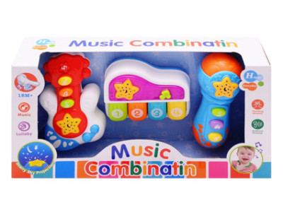 Набір музичних інстументів (озвучені) в коробці 60093