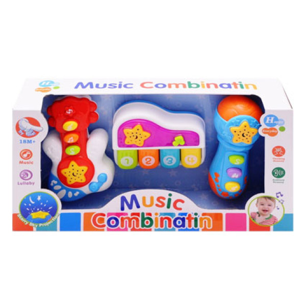 Набір музичних інстументів (озвучені) в коробці 60093