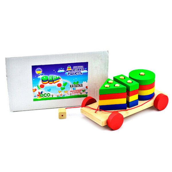 Деревяна іграшка "Каталка"