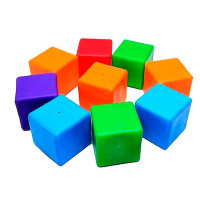 Кубики великі 9 шт BAMSIC 020