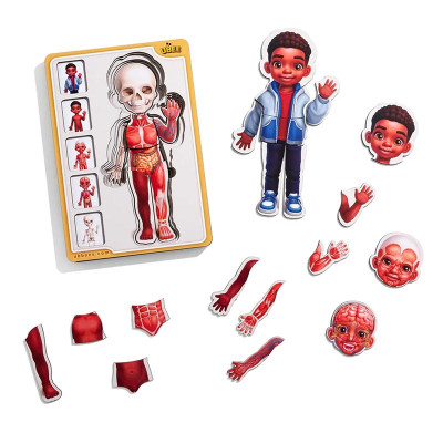 Сортер-пазл UBEE "Анатомія людини – хлопчик - 3" дерев'яний 5 шаровий ПСД262 Сортер-пазл UBEE "Анатомія людини – хлопчик - 3" дерев'яний 5 шаровий ПСД262