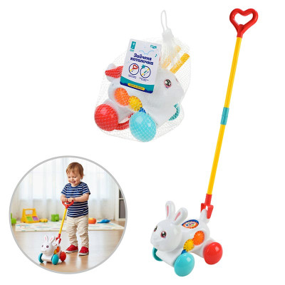 Каталочка зайчик ручка 51.8 см PL-725-02