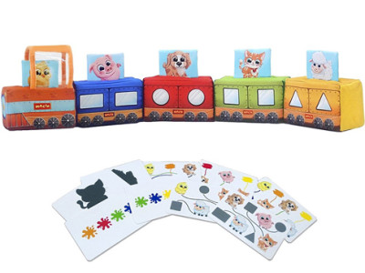 М'яка розвиваюча іграшка "Паровозик" МС 090602-08 М'яка розвиваюча іграшка "Паровозик" МС 090602-08