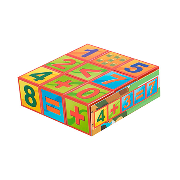 Набір дитячий "Кубики "Математика " арт 0429 Бамсик 0429