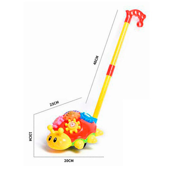 Каталка з ручкою 366_Red