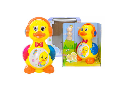 Каченя музичне зі світлом 0619