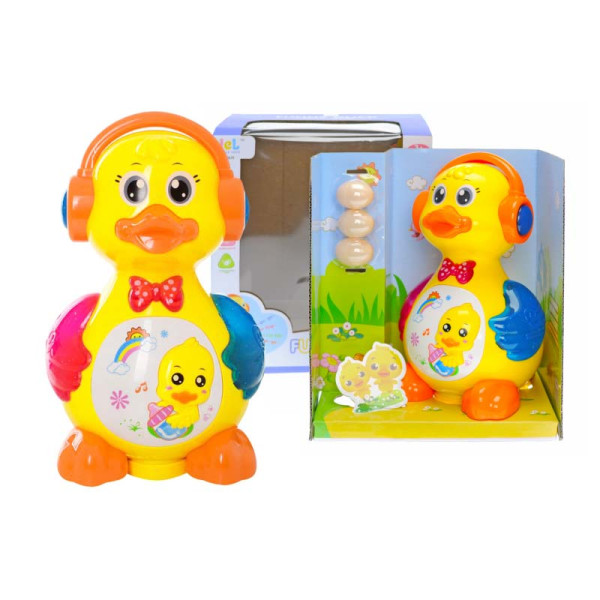 Каченя музичне зі світлом 0619