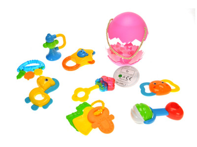 Набір Брязкальця в колбі 11шт A1998