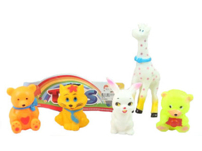 Пищалка 5 звірів у пакеті 21см TS-13