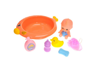 Набір пікалок з пупсом і ванночкою в кульку BLS887-5 р.34*32*75см BLS887-5