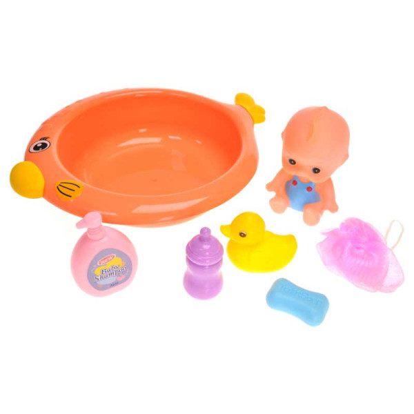 Набір пікалок з пупсом і ванночкою в кульку BLS887-5 р.34*32*75см BLS887-5