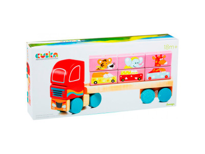 ТМ CUBIKA Тягач із Кубиками 13432 ТМ CUBIKA Тягач із Кубиками 13432