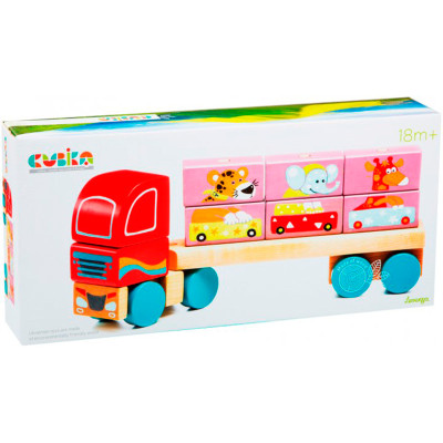 ТМ CUBIKA Тягач із Кубиками 13432