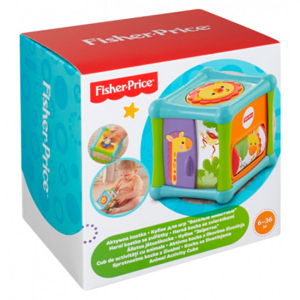 Ігровий кубик зі звірятами Fisher-Price BFH80