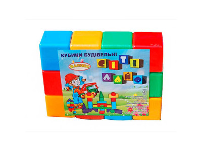 Кубики великі 12 шт BAMSIC 21