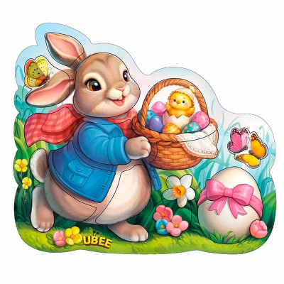Вкладка Ubee "Великодній зайчик" деревяна ПСД313