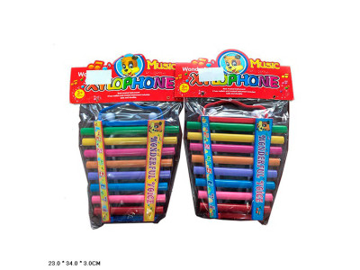 Ксилофон 2 кольори мікспланш. 23*34*3см Y9050