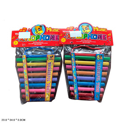 Ксилофон 2 кольори мікспланш. 23*34*3см Y9050