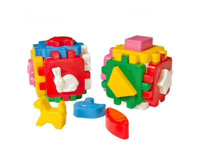 Сортер Технок "Весела компанія" в вигляді куба 1950