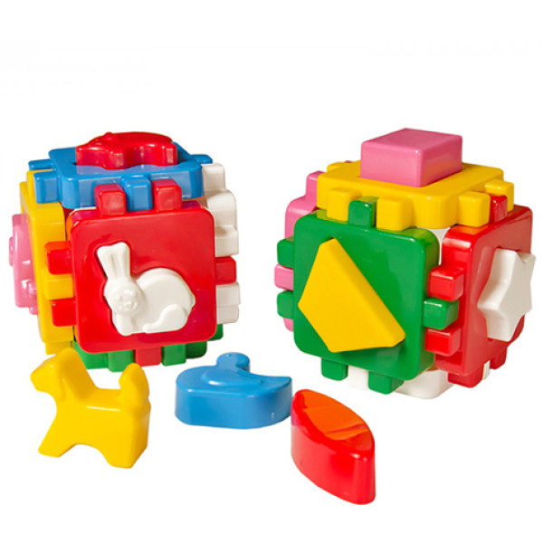 Сортер Технок "Весела компанія" в вигляді куба 1950