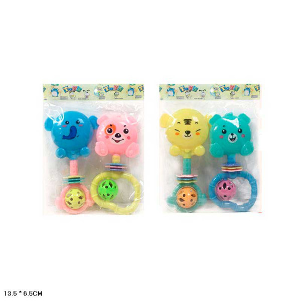 Брязкальця 2шт 2 види 929-54