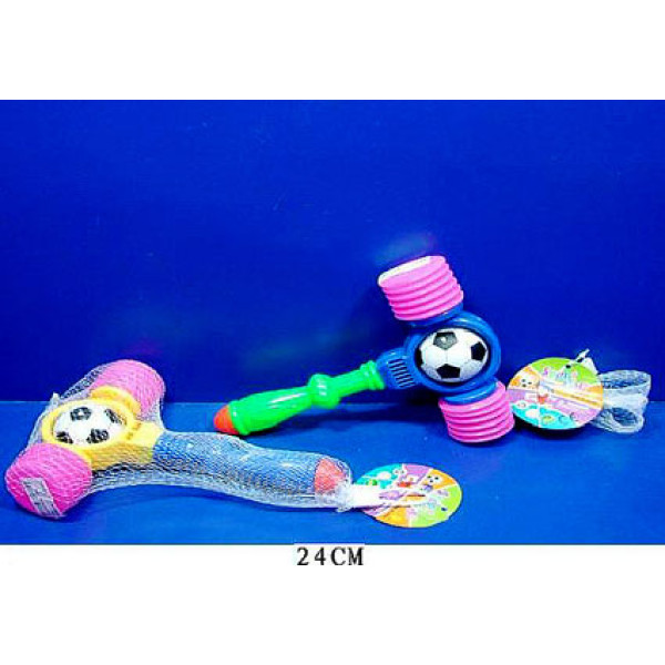 Молоточок-пищалка "Футбол" 24см 7003