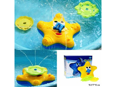 Набір для ванної "Морська зірка" батар. робить фонтанчик 118876