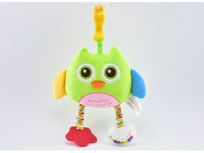 Брязкальце-брелок м'яке "Пташеня" BT-T-0083