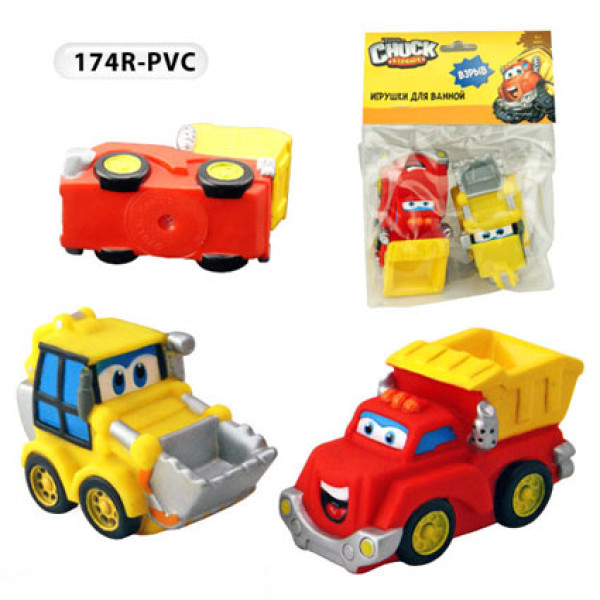 Вантажівки-пищалки "Капітошка" 174R-PVC